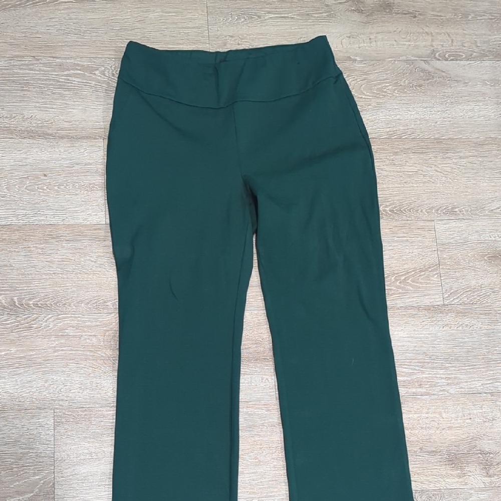 Dear Scarlett Dark Green Straight Leg Pants, 1x NWT